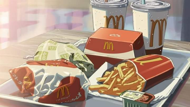 comercial mc donalds anime