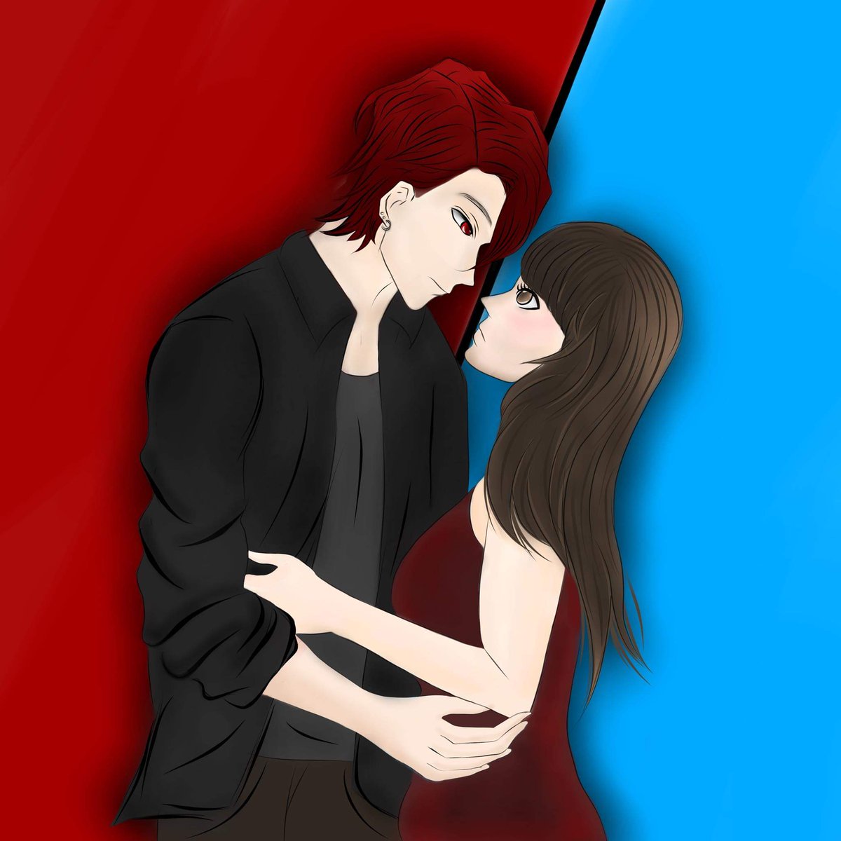 I'm baaaackk!!

Here's my art for todayyy. I'm planning to make my own webtoon comics so I decided to draw what I imagined the couple would look like.

Ps. This is not final

#art #animecouple #Artist #webtoon #digitalart #drawing #digitaldrawing #DigitalArtist