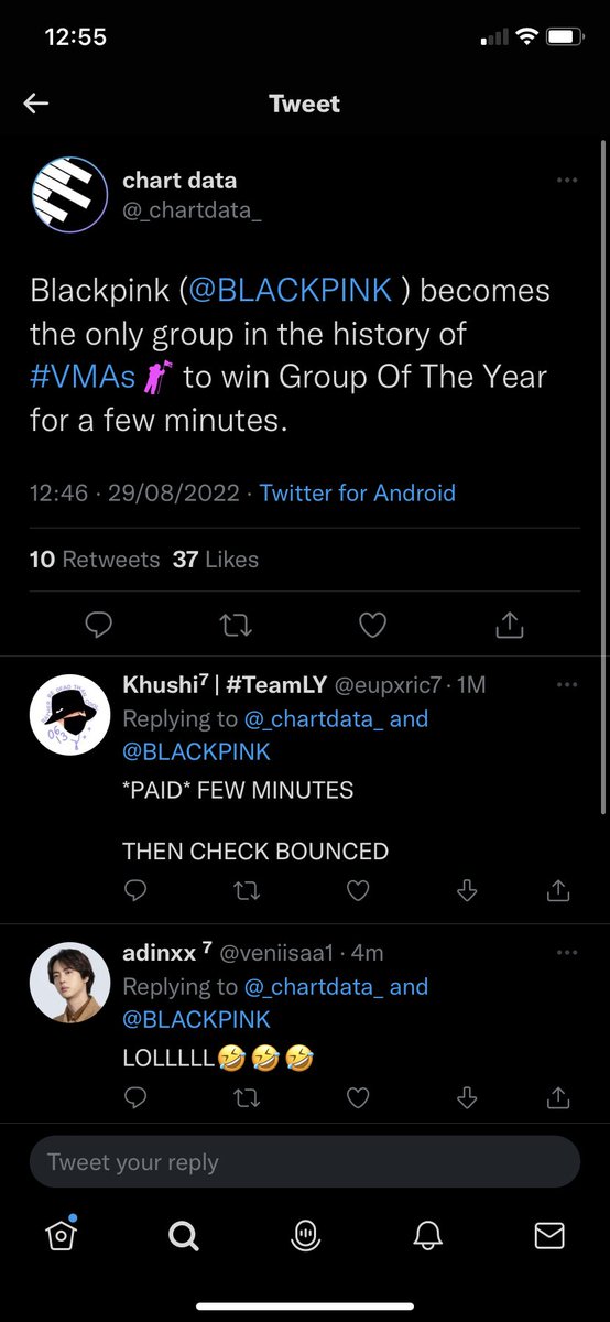 this is why i hate armys so much literally u guys are the worst fandom and u don’t even realize that they don’t give a f about y’all https://t.co/bY8xLNB1k9