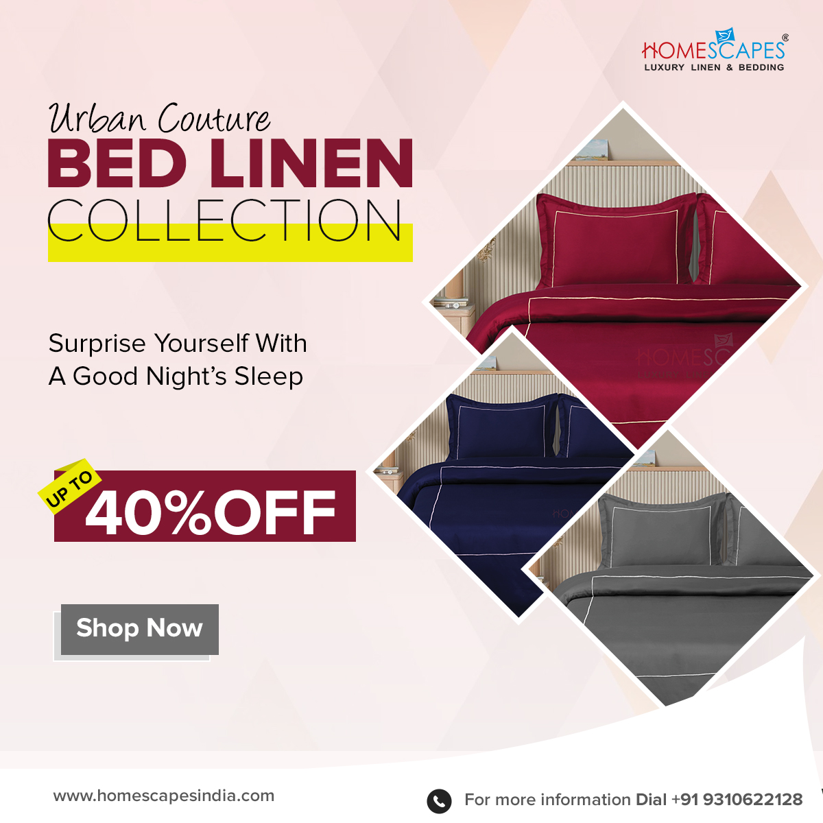 homescapesind's tweet photo. URBAN COUTURE BED LINEN COLLECTION😘
Upto 40% discount🤩
Offer valid till 31st Aug, 2022📅

shop now - https://t.co/oQJ09thMI0
.
.
.
.
.

 #bedsheets #homedecor #bedroomdecor #bedding #bedsheet #bedcover #bedroom #bed #bedsheetseller #beddings #cotton #bedsheetonline #duvet https://t.co/WhbSDXECZS