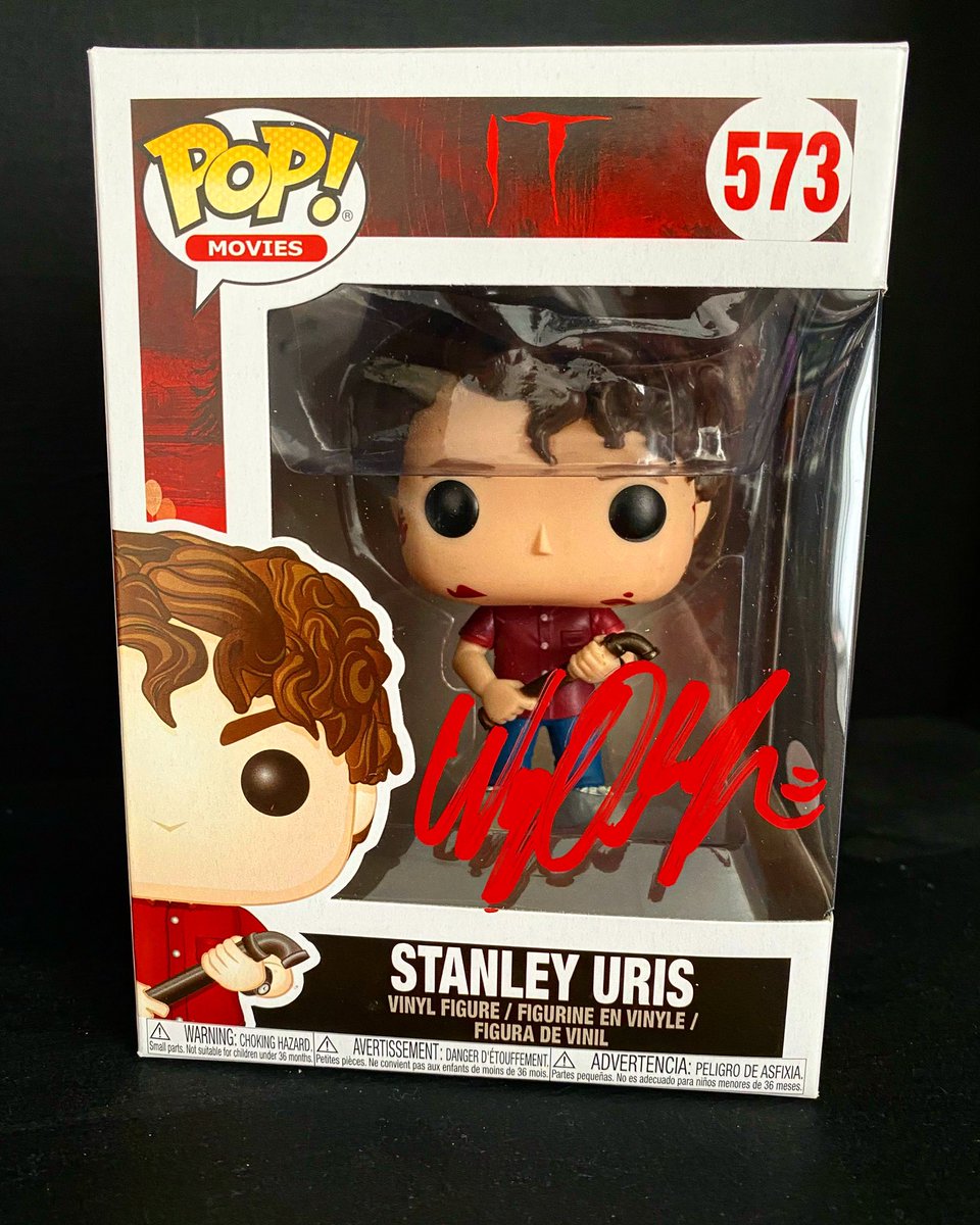 dennis_hofstra's tweet photo. Recieved my signed Stanley Uris Funko Pop by Wyatt Oleff π #Funko #funkoPOP #signedfunkopop #it #stanleyuris #wyattoleff #jsacertified #marthascollectibles #pennywise #weallfloatdownhere https://t.co/vhpxi8q8bX