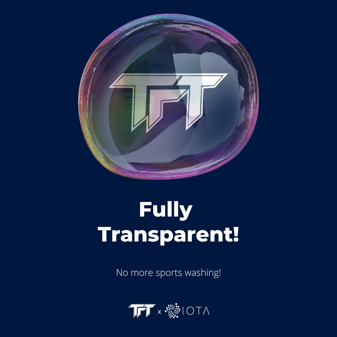 TheFansTogether's tweet photo. Fully Transparent with @iota! 👀

All transactions made on the IOTA #blockchain are fully #transparent! This means anyone can keep a track of where funds are going and how they are being utilised! The days of sports washing are over! 🙅‍♀️🙅‍♂️ https://t.co/aVPPNghXQ6