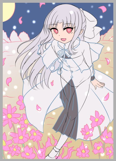 今年の白レンおたおめ絵はこんな感じで行くぞのラフ 