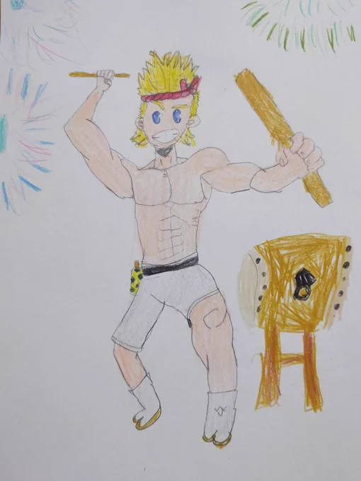 ・僕のヒーローアカデミア(娘)最近の自信作です!頑張って描けててとっても素敵#ヒロアカ#僕のヒーローアカデミア#常闇踏陰#轟焦凍#ラグドール#通形ミリオ#7歳の落書き#落書き#イラスト 