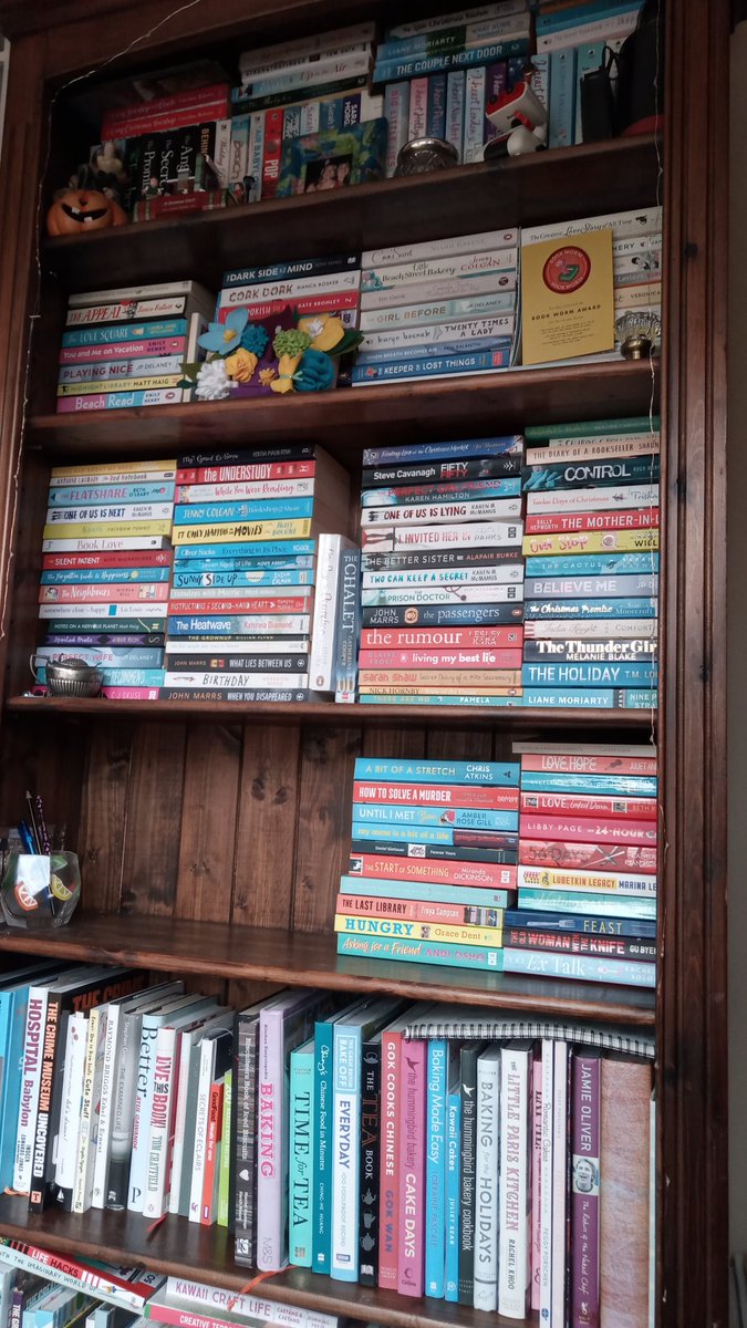 Spent my morning sorting my bookcase. Decided to give some books away to make space for Kew ones! #BookTwitter #bookcase #readingforpleasure #booklovers #shelfie