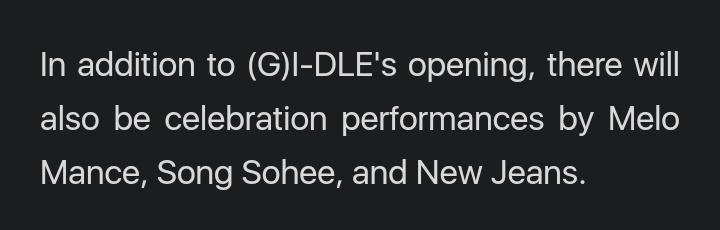 newjimuse's tweet photo. omg so i did some research and found out that they started inviting performers last year and they only invite BIG BIG singers in korea just look at the performers, also considering these actors don't just like any idols they're picky with who they invite to perform https://t.co/49yclt4FVJ