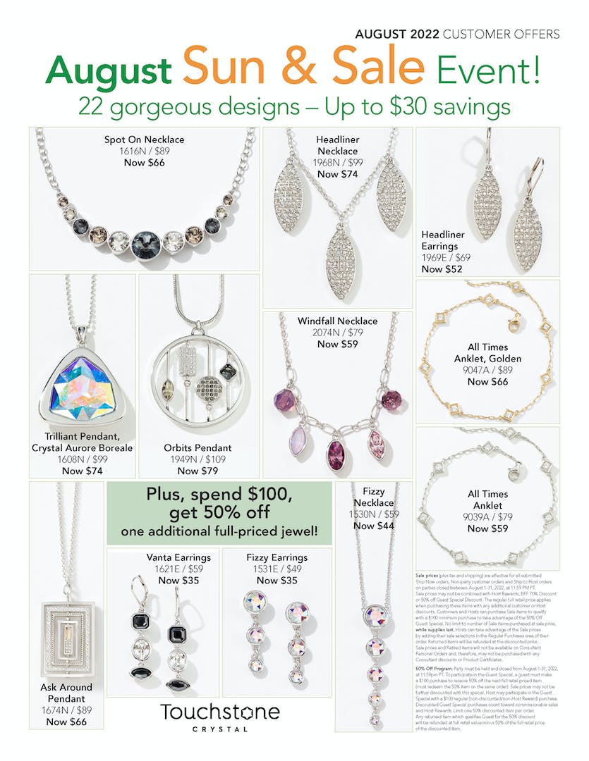 Hoffman1Toni's tweet photo. There is still time to purchase August Sun and Sale pieces! 22 designs to choose from... Get yours now! https://t.co/UWqQevybW3 https://t.co/XhIx8aOzOI
