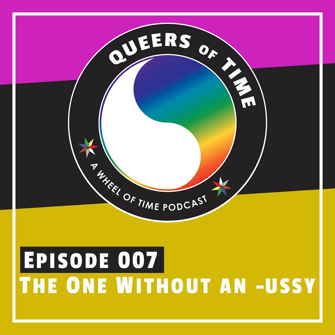 QueersOfTime's tweet photo. 📣📣📣 QUEERS OF TIME EPISODE SEVEN IS OUT!

Cover your ears, kids, because we're joined by @mostlybree to talk about sex in the Wheel of Time TV show.

Find our new episode at https://t.co/IDBUk6VRHk https://t.co/J7BTCSEXzQ