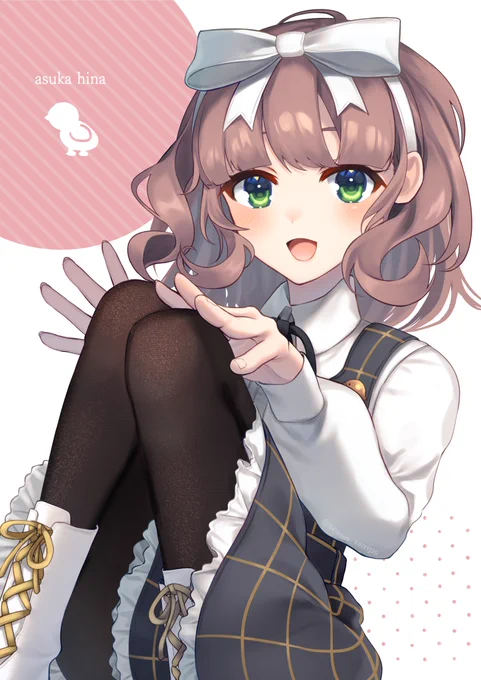 #にじさんじ五十音順に描いたら童田明治の時には画力上がってる説 #ぴよあーと【7人目】飛鳥ひな 