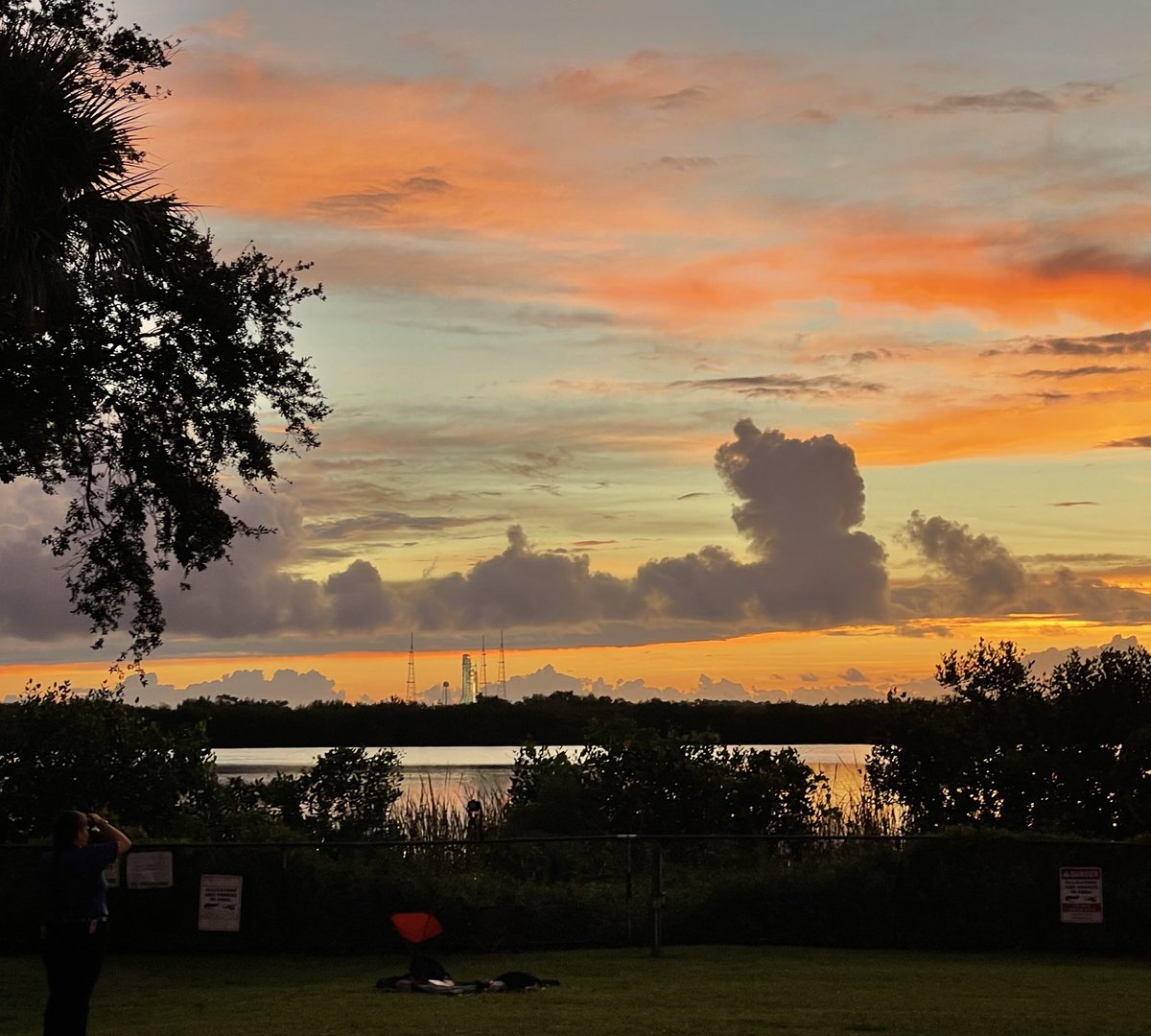 There she is! #Artemis1 

<a href="/nasa/">NASA</a> <a href="/ExploreSpaceKSC/">Kennedy Space Center Visitor Complex</a> <a href="/10TampaBay/">10 Tampa Bay</a>
