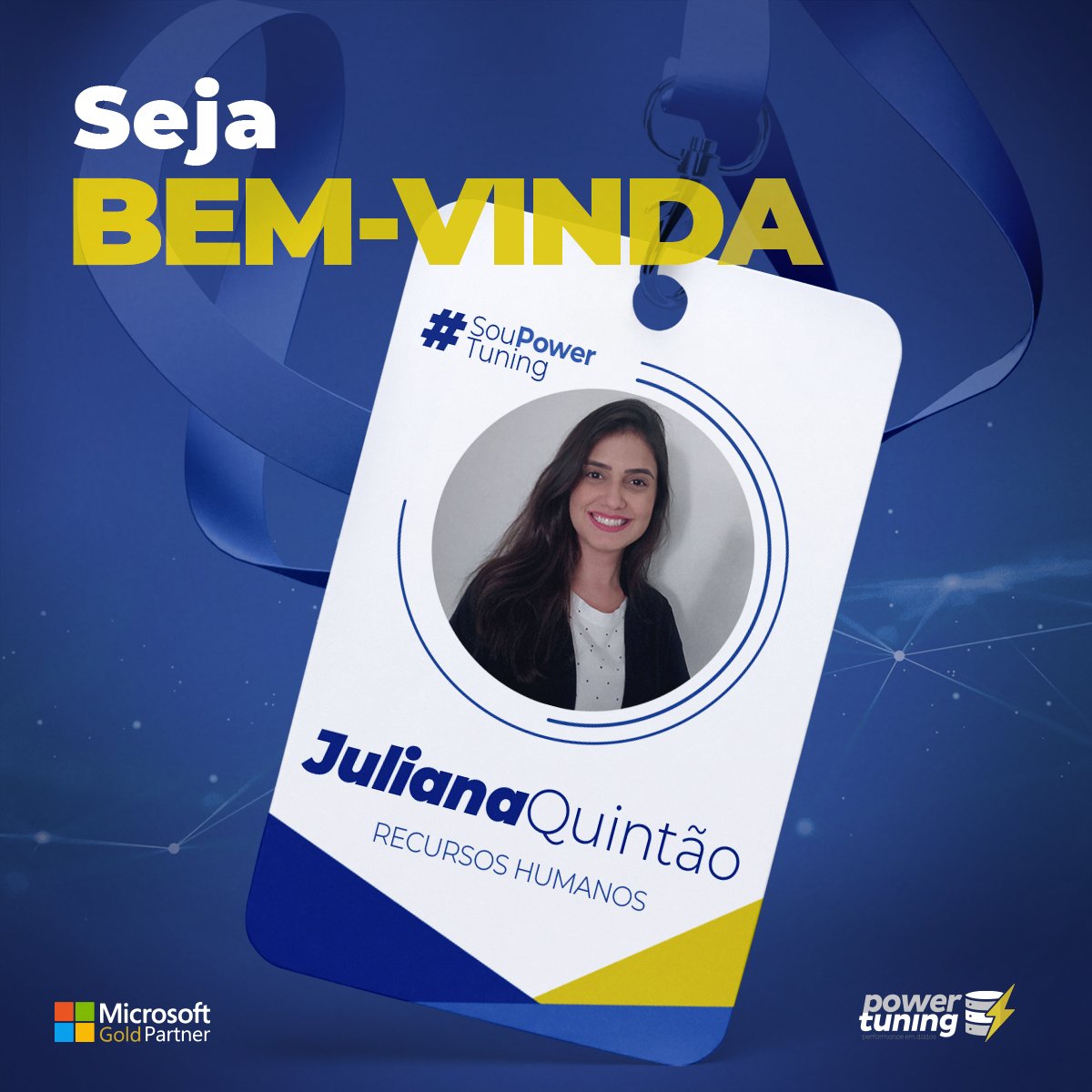 soupowertuning's tweet photo. As contratações da #powertuning não param! Nesse mês inauguramos um novo departamento, e recebemos nossa Consultora de Recursos Humanos! ⚡️
Bem vinda Juliana Quintão!
Obrigado por escolher vestir a camisa da empresa e fazer parte dessa família!
#alwaystuningyourdata #powertuning https://t.co/rIl0Dp9QeC