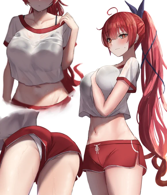 体操着ポニテホノルル 