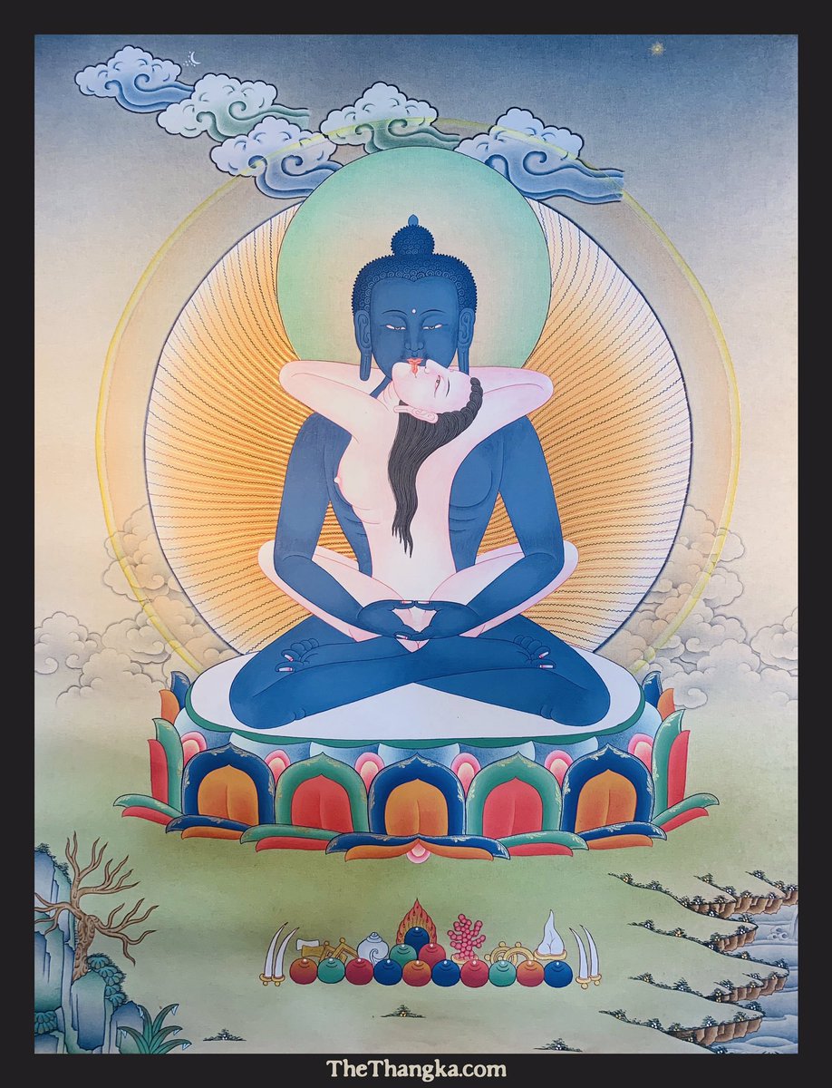 the_stupa's tweet photo. Samantabhadra Buddha with his consort

Thangka painting by https://t.co/jCHcS047Ed https://t.co/caxxRd6yqz