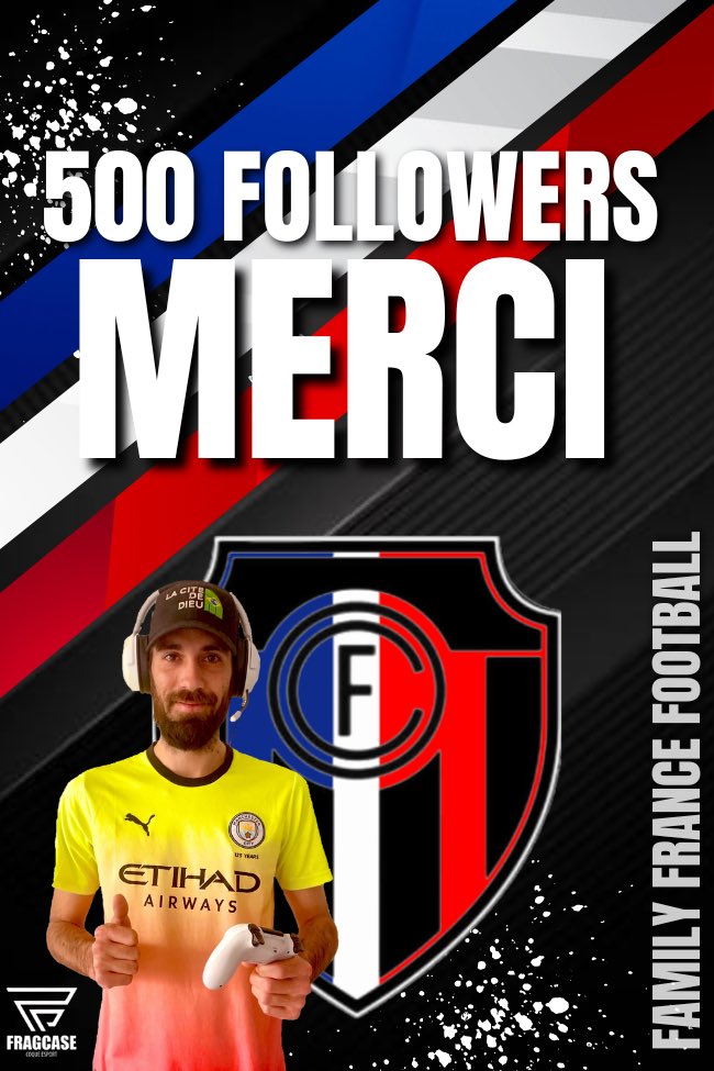 MERCI👏💪❤️‍🔥

On les a fait les 500🔥🔥🔥

On continue de ce donner à fond pour essayer de faire grandir les choses📈

Encore un grand MERCI à tous🤝