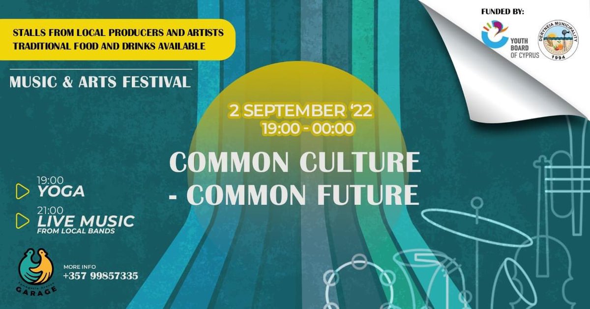 Join us this Friday! #Cyprus #peace #youth #arts #culture

➡️ facebook.com/events/s/music…