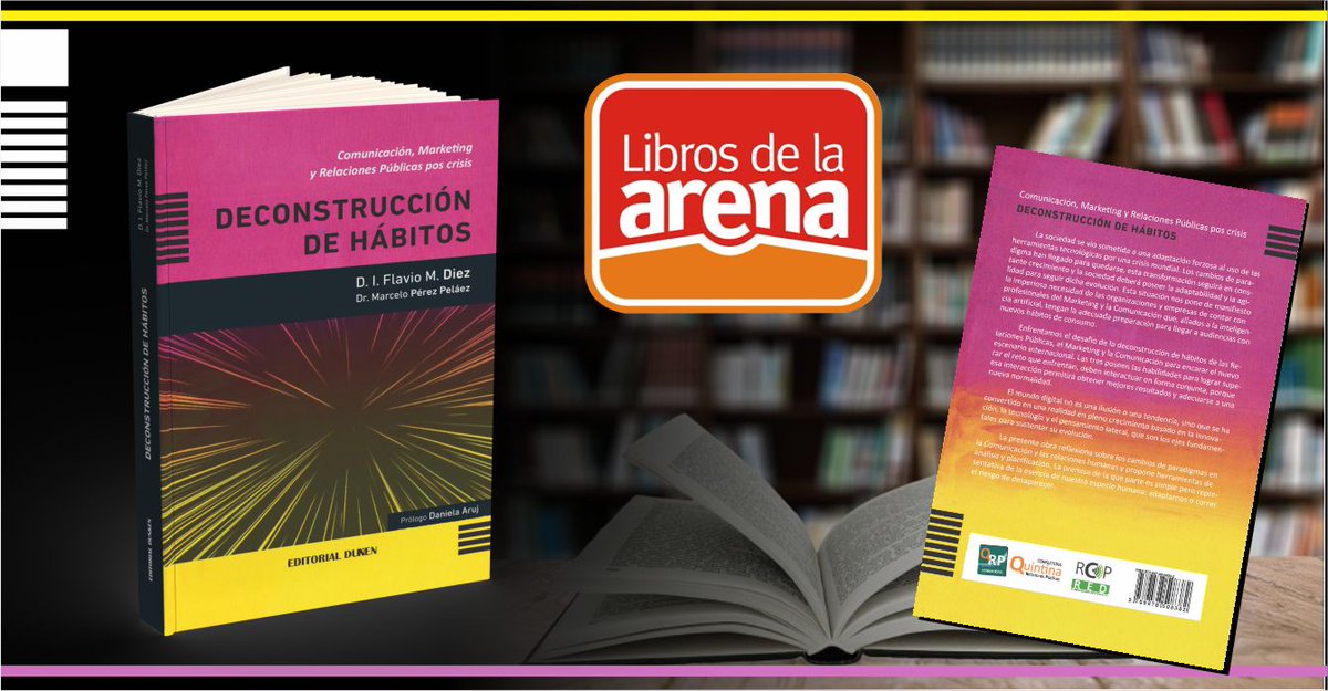 flaviomdiez's tweet photo. El libro "Deconstrucción de Hábitos" 

Ya lo podes adquirir en 
@Librosdelarena

 Agradecido!!

#DeconstruccionHabitosLibro
@mperezpelaez
@DanielaAruj 
 
#deconstruccion
#habitos
#Audiencias 
#comunicacion
#Politica
#quintinarrpp
#innovacion 
#rrpp
#redcomprofesionales https://t.co/XD8eeDMsMj
