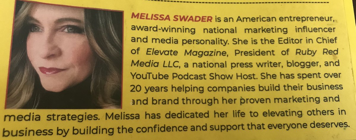 dotene's tweet photo. Have you read the book #oneyellowbrick by @azPRninja editor of #ElevateMagazine and President of #rubyredmedia https://t.co/3IEeDwkbm2