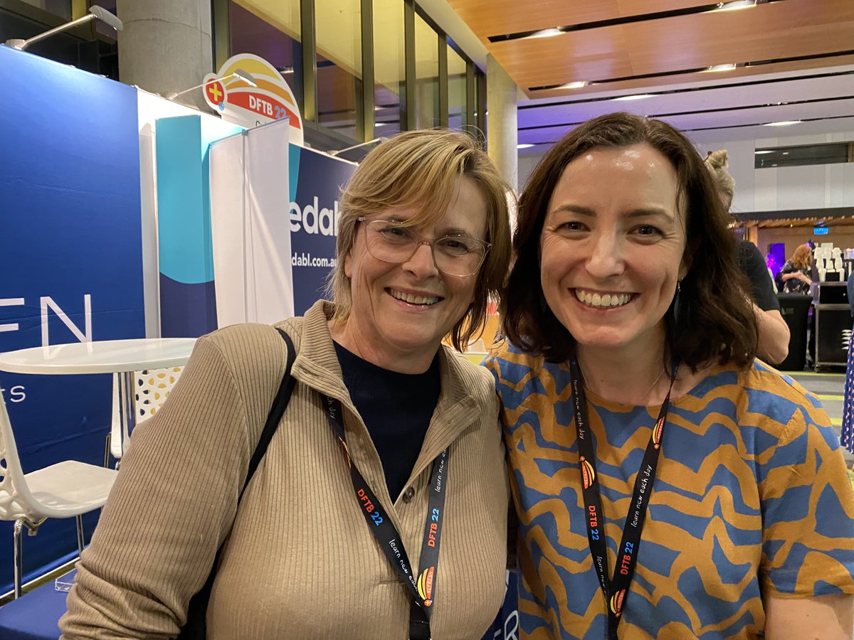 <a href="/PREDICT_network/">PREDICT network</a> chair @MeredithBorland with <a href="/circan_network/">CIRCAN</a>  chair <a href="/DrSarahMcNab/">Sarah McNab</a> at #DFTB22