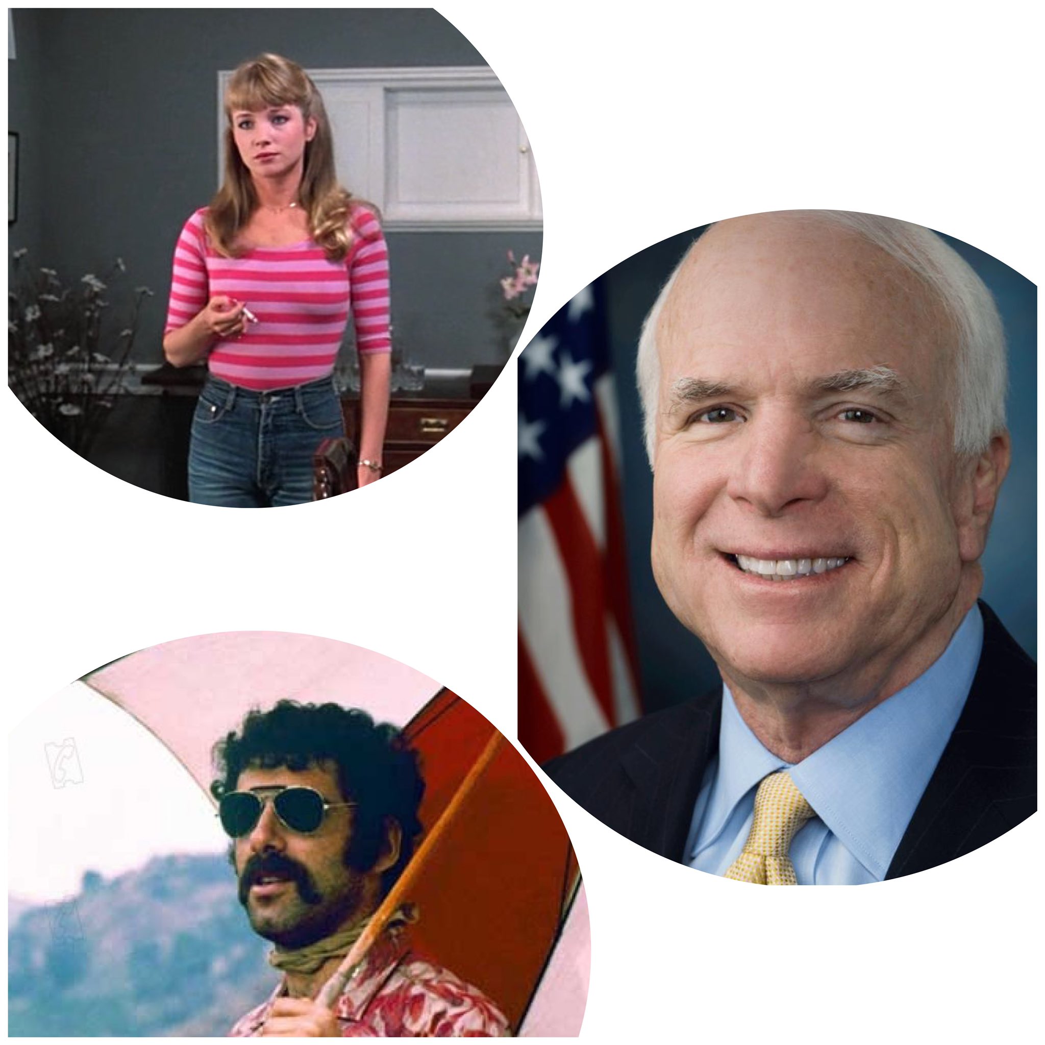 Happy Birthday to 
Elliott Gould
Rebecca De Mornay
And the late John McCain 