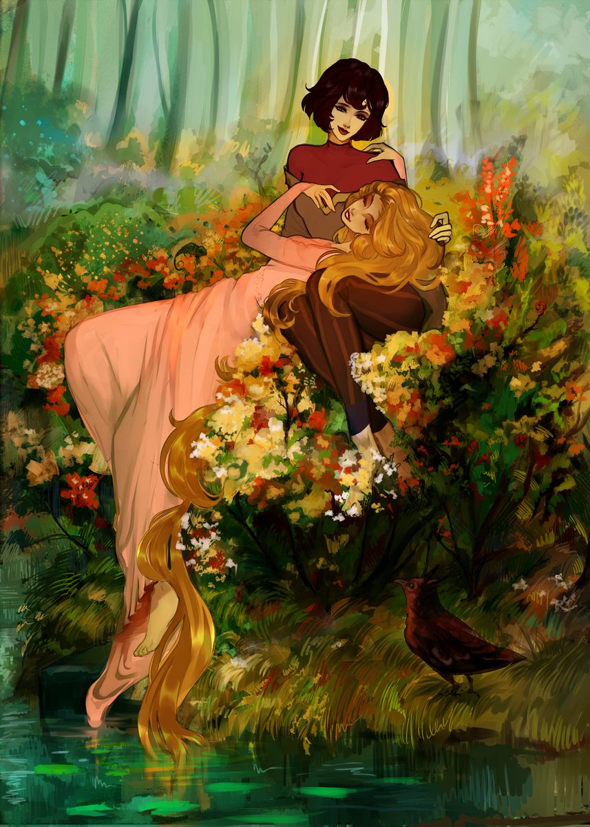 Арт(редрав) не новый но
✨касс✨ 
Хорошие мои вот бы рисовать их чаще... 
#Cassandra #Rapunzel #tangled  #cassunzel