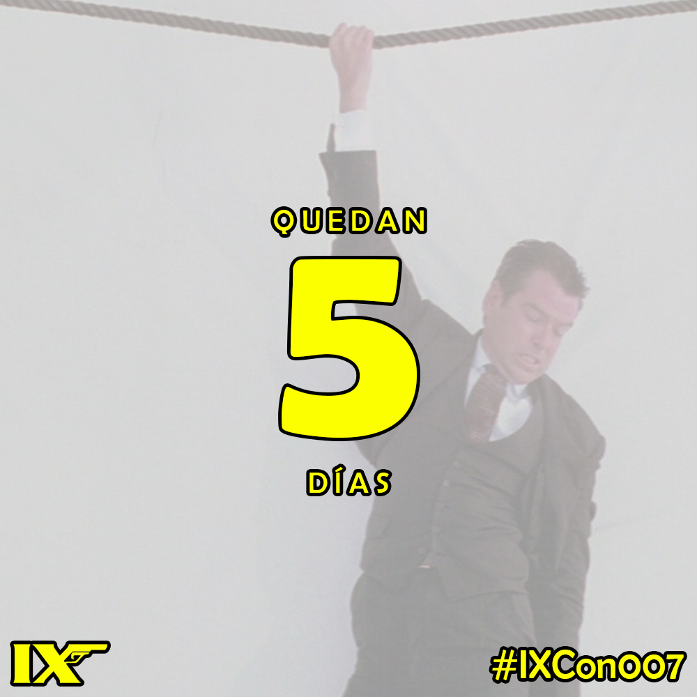 Archivo_007's tweet photo. ¡¡QUEDAN 5 DÍAS PARA LA IX CONVENCIÓN ANUAL DE ARCHIVO 007!! ¡¡NO TE PIERDAS NUESTRAS CHARLAS LLENAS DE CURIOSIDADES!!
#JamesBond #PierceBrosnan #charlas #conferencias #claalc #loqueelojonove #IXCon007 #IXConAr007 #Archivo007 #ClubArchivo007 https://t.co/MK8VyjZ0au