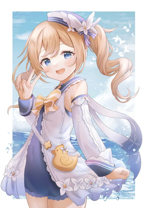 #原神 #GenshinImpact #Barbara #バーバラ夏バーバラ 