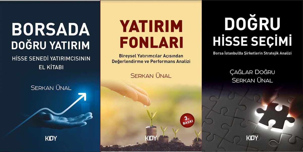 Uzun yıllardır borsada yatırım yaparken kazandığım pratik tecrübeyi, akademik çalışmalarımda elde ettiğim bilgilerle harmanladığım iki yeni kitabım yayında. Türkiye sermaye piyasalarının gelişimine katkı sağlayacağını umuyorum.