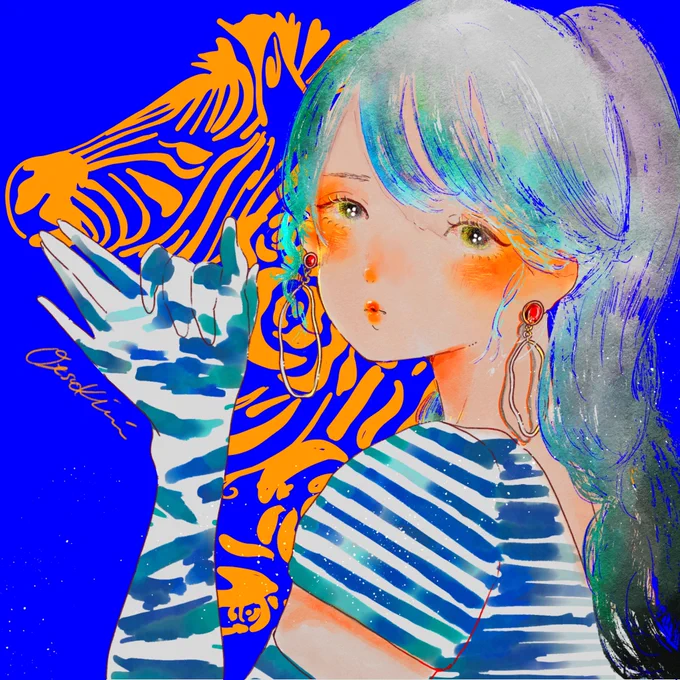 zebra#イラスト #イラスト好きな人と繋がりたい 