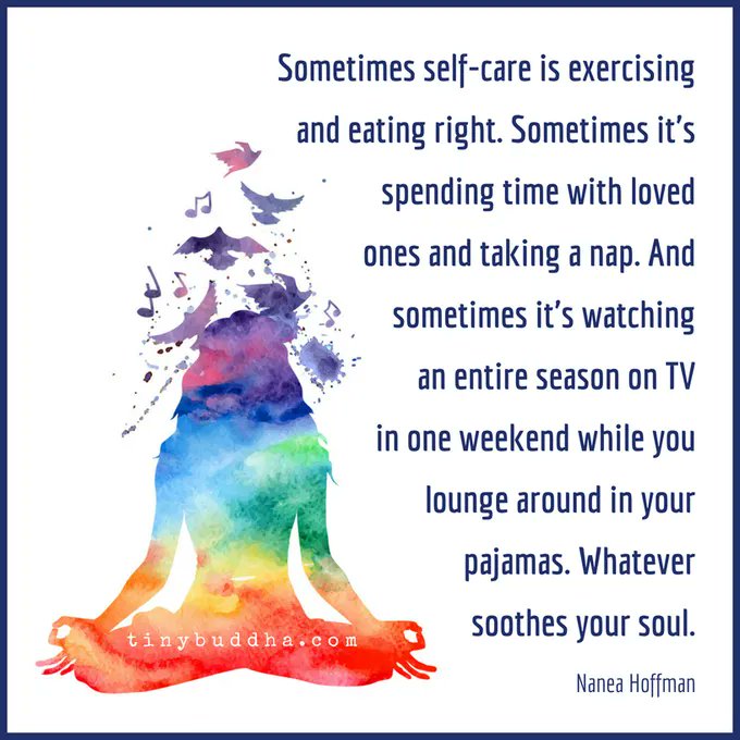 Be kind to yourself today.  💖😊
Allow yourself to have whatever kind of day you need.  😴🌞
Treat yourself like you would a friend. 👭👫
buff.ly/30OVRSP

#friend #selfcare #kindness #compassion #mentalhealth #Mondaymorning #Mondaythoughts #mondaymood #Mondayvibes