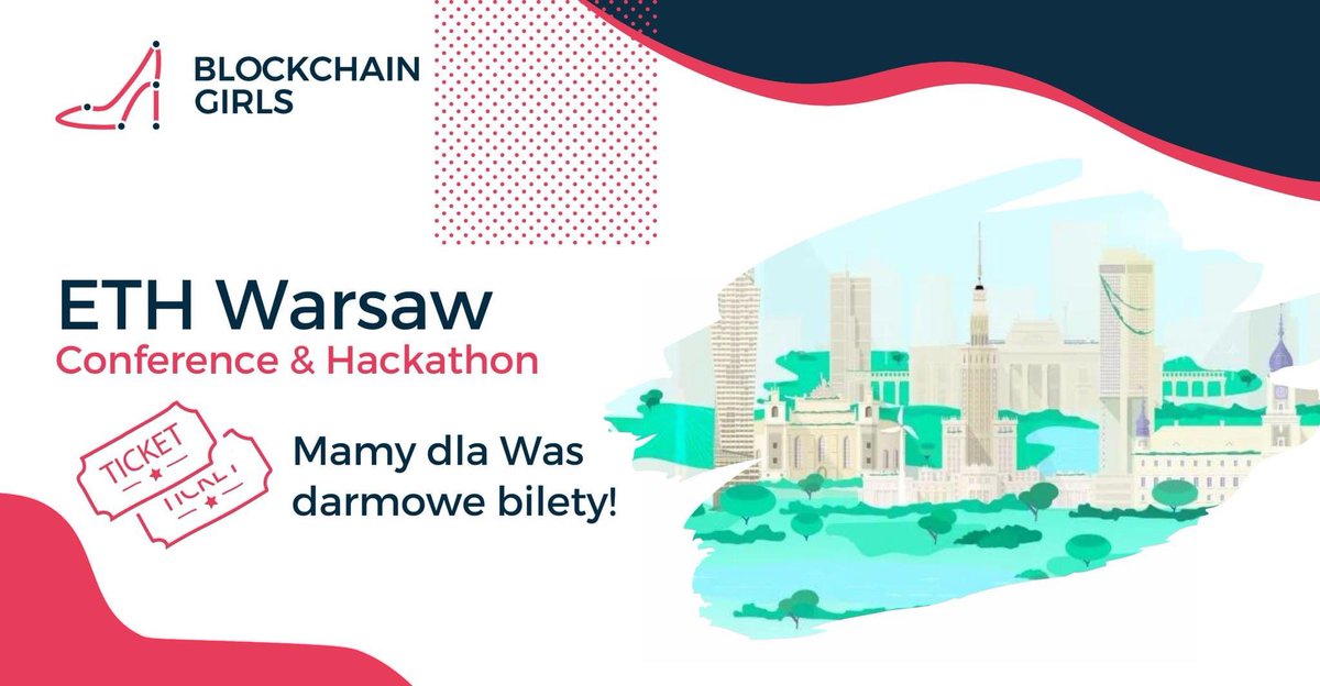 🎁Mamy dla Was 3 bilety na <a href="/ETHWarsaw/">ETHWarsaw 🧜‍♀️🇵🇱</a> - to konferencja i hackathon w ramach jednego wydarzenia.

🗓1-4 września
📍Warszawa

👉🏻Wystarczy udostępnić nasz post z wydarzeniem na Facebook lub LinkedIn (linki do postów w komentarzu).

#ethwarsaw #conference #hackathon #blockchain #web3