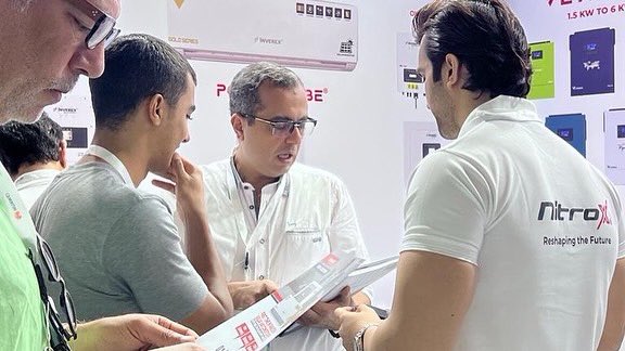 InverexSolar's tweet photo. Pakistan's Biggest Solar brand Inverex Solar Energy now achieving new heights of success, CEO Mr. Muhammad Zakir Ali and Overseas Director Abdul Ahad Ghori were present at The Solar Show MENA in Egypt
#Inverex #SolarEnergy #SolarExpo #SolarPakistan #TheSolarShow #Egypt #Pakistan https://t.co/Jb0CYPiQWW