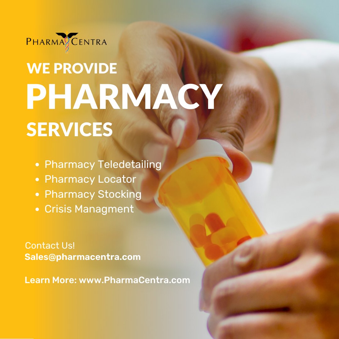In today’s challenging retail market, PharmaCentra’s Pharmacy Services help meet demand by improving product availability and promoting pharmaceutical brand loyalty.

#pharamcy #pharmacystocking #pharmacylocator #crisismanagment #pharmacuesticalindusrty