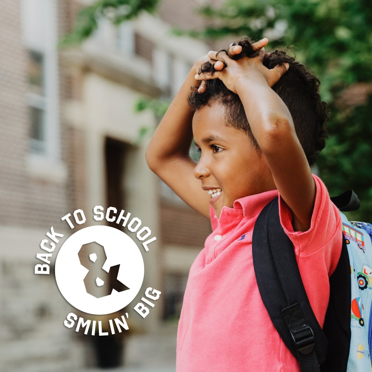 BACK TO SCHOOL and smilin' big! Whatever this year throws at kids, we know they've got this.