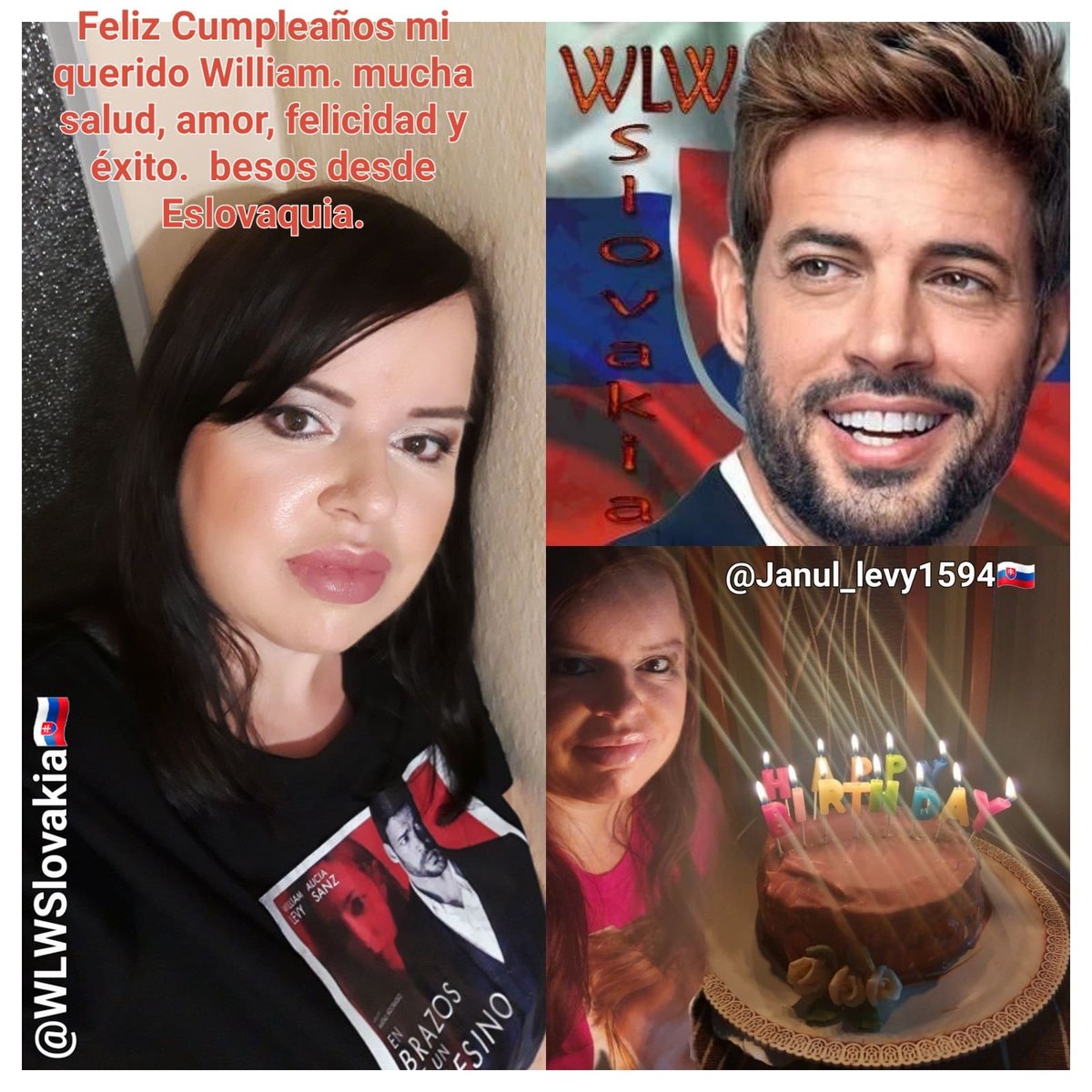 ¡ Feliz Cumple! querido Willy 🎉🎉🎂 <a href="/willylevy29/">William Levy</a> Hoy es tu gran día y solo quiero desearte felicidad y alegria! Feliz cumpleaños. 🎂🎉🎊🎈❤😘😍 #HBD42WilliamLevy #williamlevy 🎉🎉🎉 Te amo mucho mi amor ❤❤❤🇸🇰