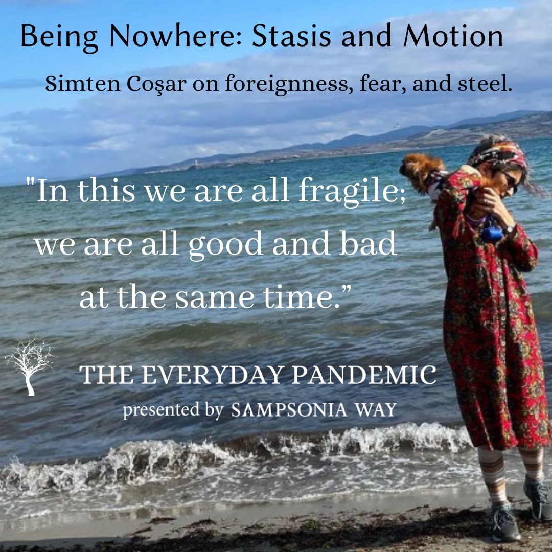 Read Simten Coşar's exploration of foreignness, fear, and steel — and how she experienced exile in the early days of the COVID-19 pandemic.
 
bit.ly/3RlQENh