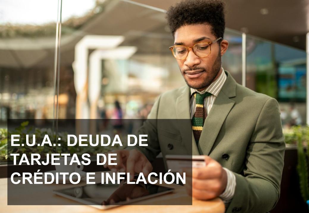 CashEssentialsE's tweet photo. Según @NewYorkFed, muchos #estadounidenses se están #endeudando con sus #tarjetasdecrédito para llegar a fin de mes durante la #crisis del #costodelavida.

LEE: https://t.co/c8CKeOuqpi | @econobitch #Américas #EUA #inflación #pagosdigitales https://t.co/3i7JD86AMn