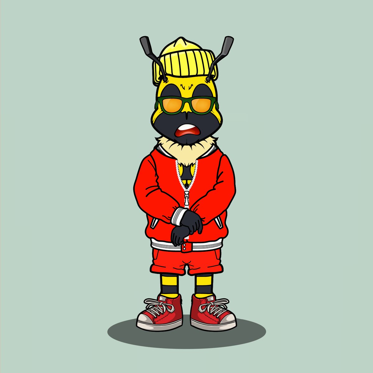 Yooo my Bee from <a href="/AlienBeesClub/">Alien Bees Club</a> is ready for metaverse 🐝 🍯 
and for land airdrop to each owner😯 🐝 Can't wait for what's coming, chill and play with cool Bees 💜

#ETHNFTs #CardanoNFTs #SolanaNFTs