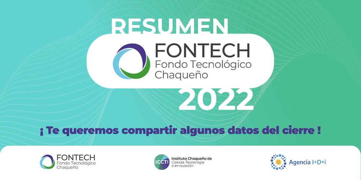 ICCTIChaco's tweet photo. 🎉¡ Te queremos compartir los datos sobre el cierre de #fontech !🎉

🙌¡ Agradecemos a todos por los proyectos presentados !

#empresaschaqueñas #cienciaeinnovacionchaco #icctifontech #equipoiccti #fortalecimientochaco https://t.co/bB2JYjZJN5