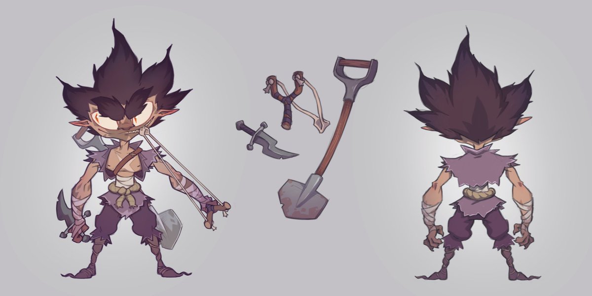 remimoth's tweet photo. Le personnage de JRD que j'incarne en ce moment, c'est un halfelin terrible, délicatement nommé Crotal.
Je me suis amusé à le créer sur Heroforge et j'ai voulu pousser le design plus loin afin de lui donné plus de saveur.
Concrètement une version nabot de Junkrat d'Overwatch. https://t.co/UrWPT1voCn