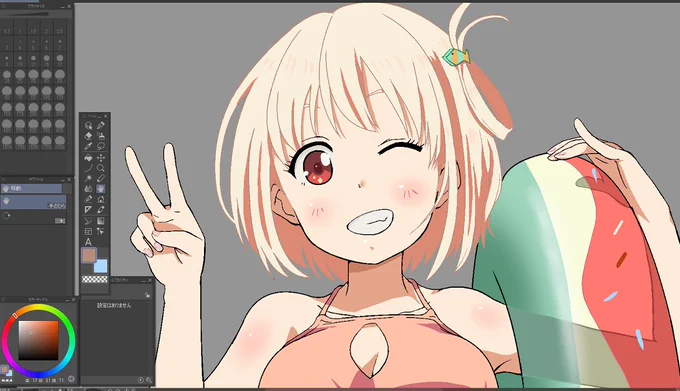 仕上げる時間が無い～ おやすみなさい 