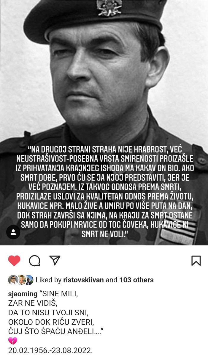JelenaMKandic's tweet photo. Draga @sjaoming,
Porodica #Kandić iz #Čačak🦁👑🌄⛪️🦁 dolazi na sahranu GENERALISSIMA #BožidarDelić.
Rođak je bio član herojske #549mtb #DušanSilni u #Prizren.
Sa ovom BRUKOM & SRAMOTOM od VELEIZDAJNICE iz #Kragujevac nemamo ništa!
#KosovoJeSrceSrbije❤️💙🤍
#NemaNazad💪🏻🇷🇸💪🏻 https://t.co/RzUCnsBG86
