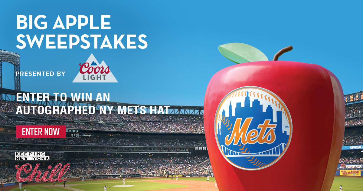 Mets's tweet photo. Enter to win an autographed #Mets hat courtesy of @CoorsLight.

Enter here 👉 https://t.co/I2TTWZVYyV https://t.co/xfhBqdIjjk