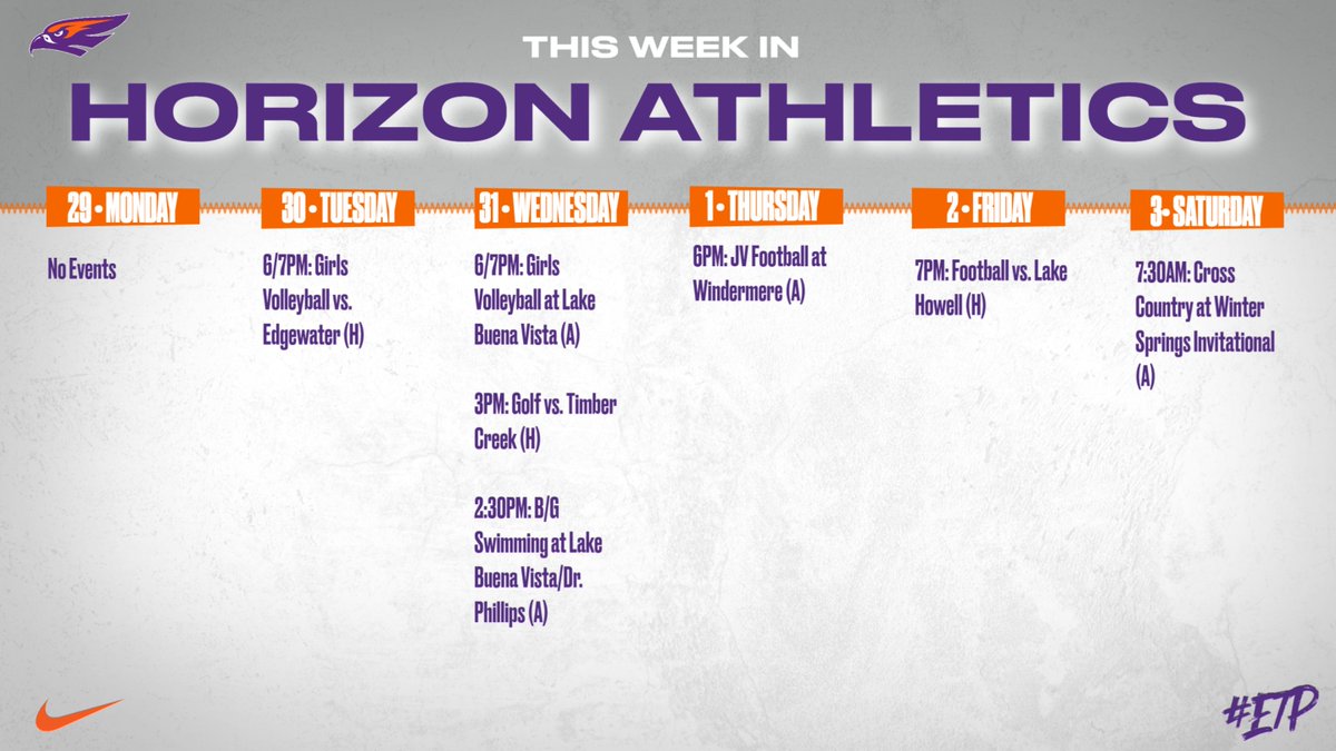HHS_HawksSports's tweet photo. This Week in Horizon Athletics   #ETP https://t.co/krRZN2lXHj