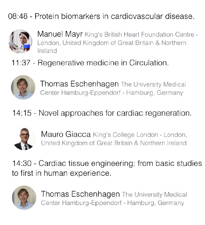 This was a wonderful contribution by the #TRAIN-HEART PIs on the last day of the #esccongress2022 in #Barcelona. @TRAINHEART4 @GiaccaMauro @mayrproteomics #Thomas Eschenhagen