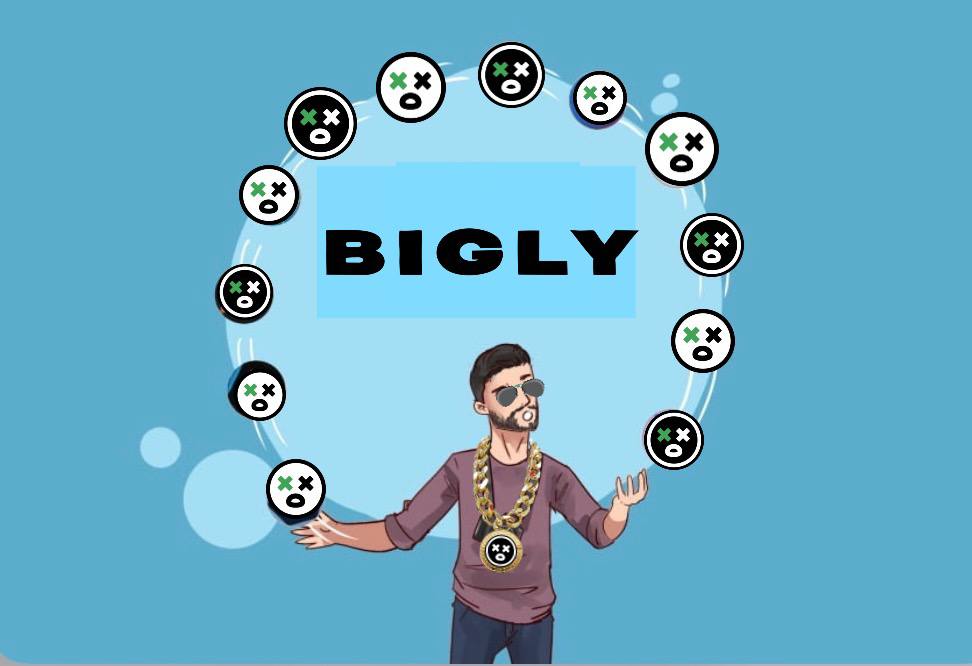 We are nearing completion on the next phase of our roadmap.

Wallet connect &amp; watermarked meme's to qualify for payouts just for using our meme studio! -  C2E (create to earn)

We appreciate your patience 🤞

Hold $BIGLY frens 💪😎 #memes