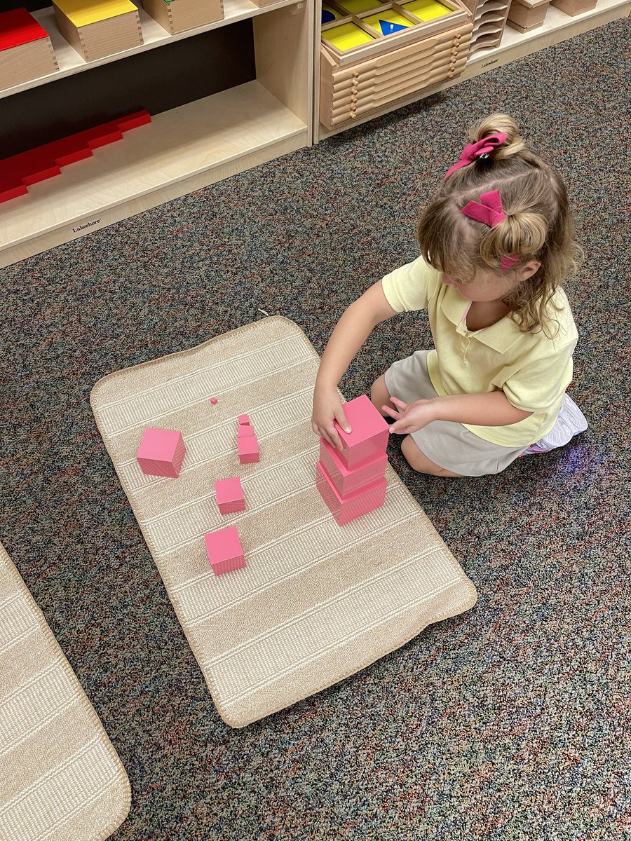 LuzRamirez427's tweet photo. EC classroom during the Montessori work cycle✨ #CMA #CrowleyPrideUnified @CrowleyISD #Montessori https://t.co/6103BxzvWn