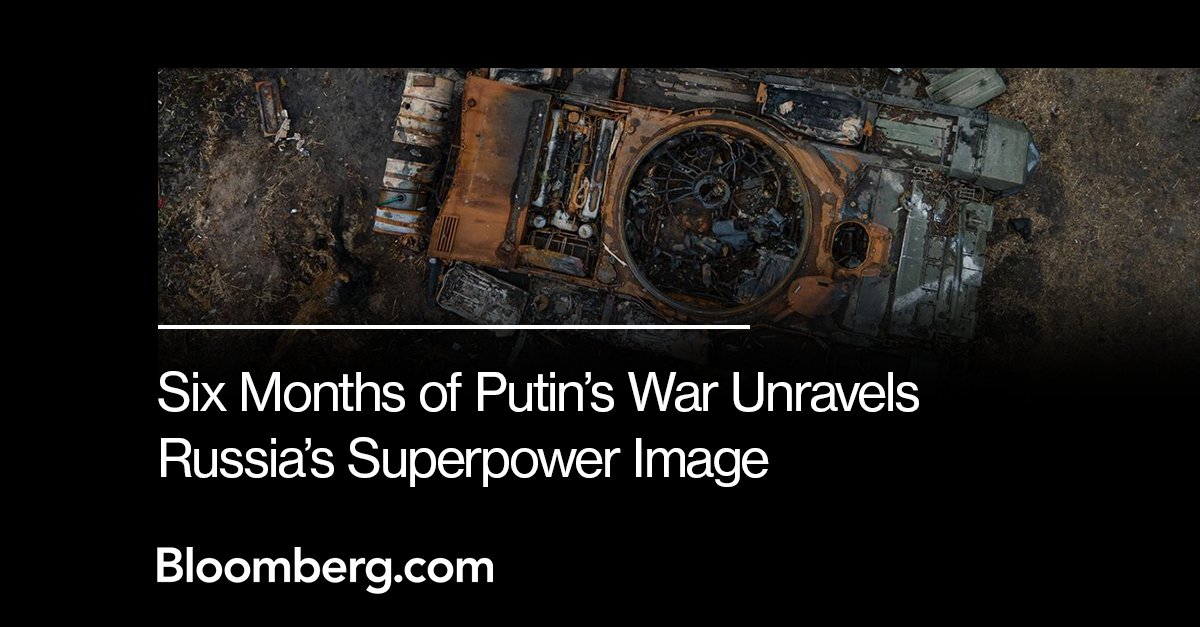 business's tweet photo. The conflict has laid bare the limits of Russia’s military prowess.