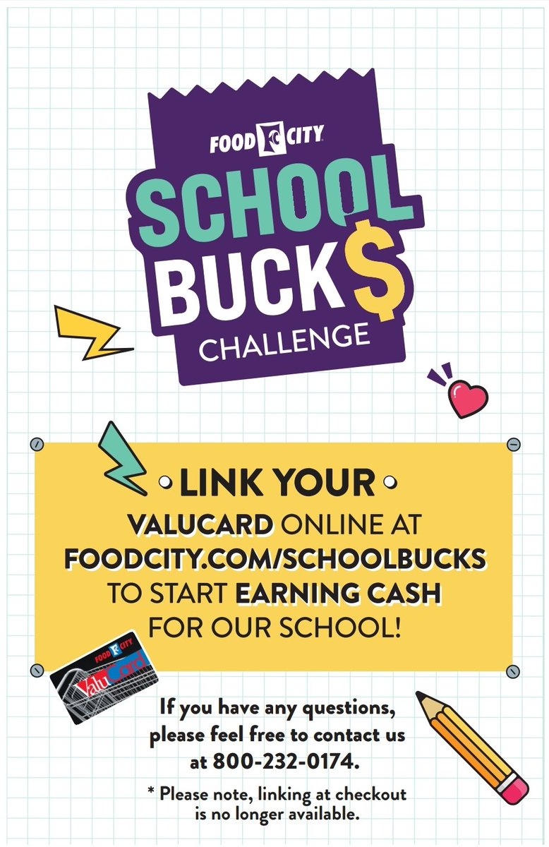 It's that time of year again!! Please visit foodcity.com/schoolbucks, after Sept 7th, to link your card to CHS! A great way to support the Warriors!