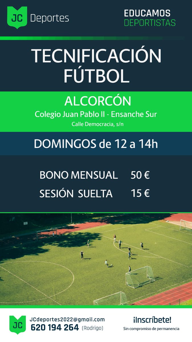 JCdeportes2022's tweet photo. Arrancamos Domingo 4 de Septiembre!!!! https://t.co/QKxlZcKsxd