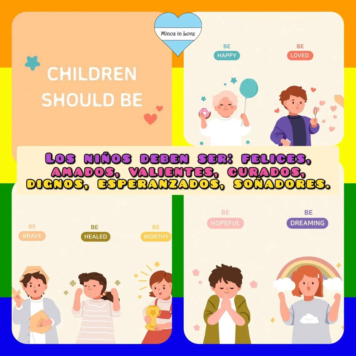 MinozInLove's tweet photo. Repost from @minozinlove 
"Los niños deben ser: felices, amados, valientes, curados, dignos, esperanzados, soñadores"

¡Los niños deben ser __________!😘

 PROMIZ retribuye a los niños por una vida sana, feliz y soñadora.  🎉

 Súmate a la buena causa por los niños de PROMIZ.😉 https://t.co/LVIiKoYNnt